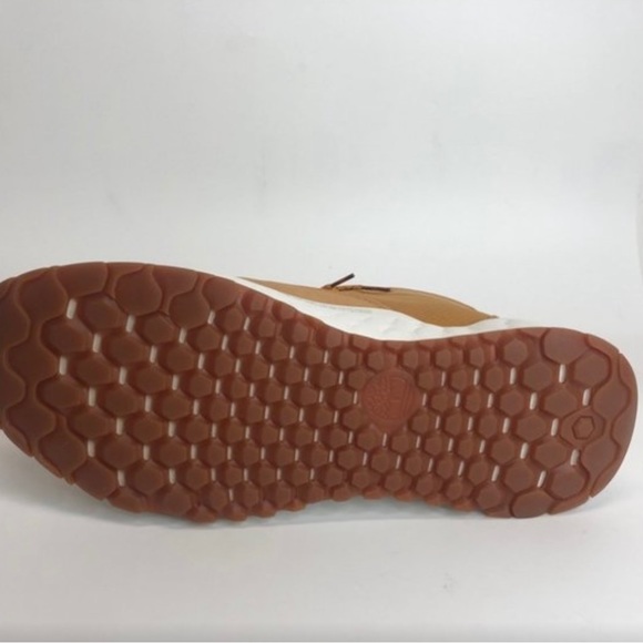 Timberland Mens Solar Wave Mid Hiking Trail Boots Brown Leather Lace Up 11 M New - Picture 7 of 8